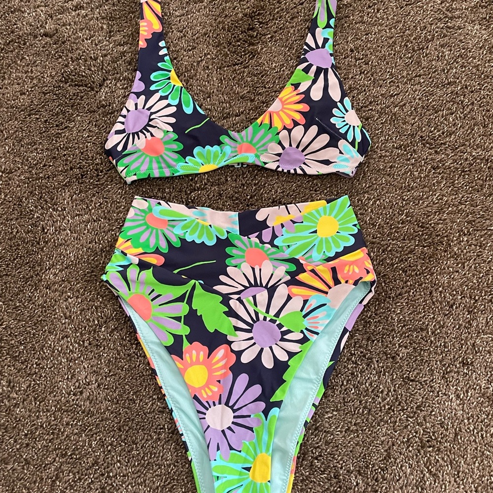Floral Aerie Swim Set
